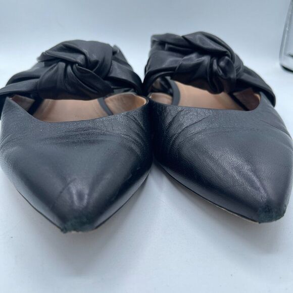 LEWIT  Cara Knotted Mules Black Size 39 - Picture 2 of 11